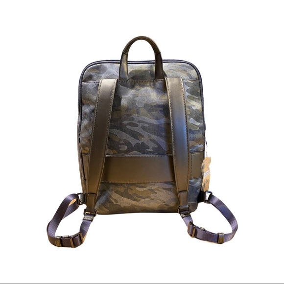 New TUMI Sinclair Harlow Metallic Camouflage Camo Laptop Bag RARE $450 MSRP - Picture 2 of 12
